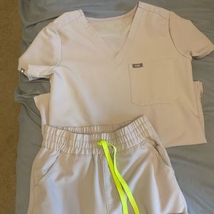 FIGS Slate Gray XXS XXSP Scrubs Set